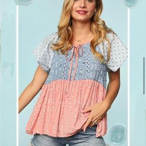 Babydoll peplum